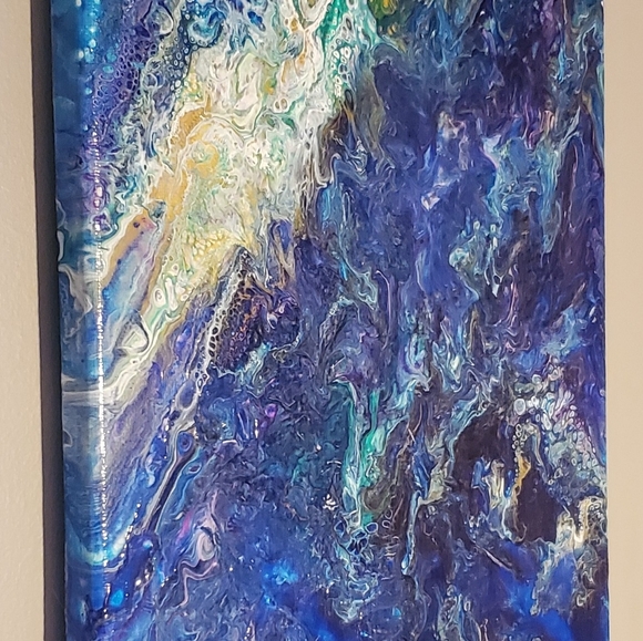 Acrylic Fluid Art on Canvas - Picture 3 of 3